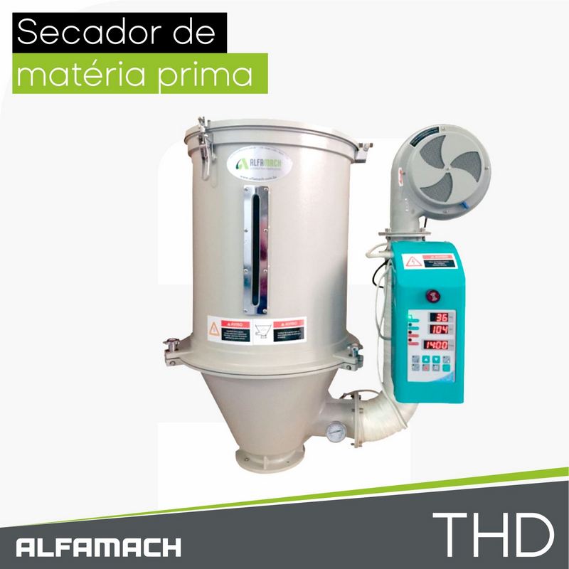 Secador de matéria prima - Série THD Secador de matéria prima - Série THD