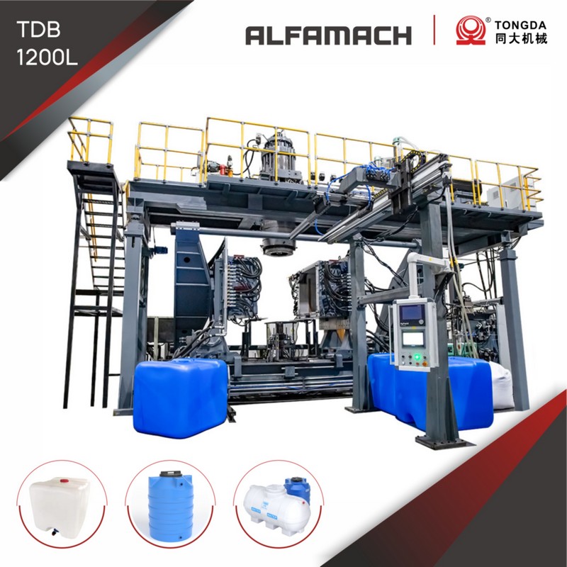 Sopradora de Plástico Série TDB-1200L Sopradora de Plástico Série TDB-1200L